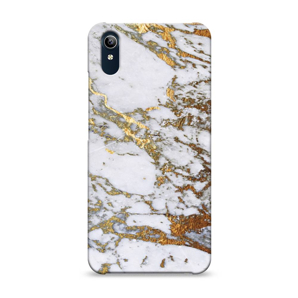 

Пластиковый чехол "Белый мрамор" на Vivo Y91c, 262820-2