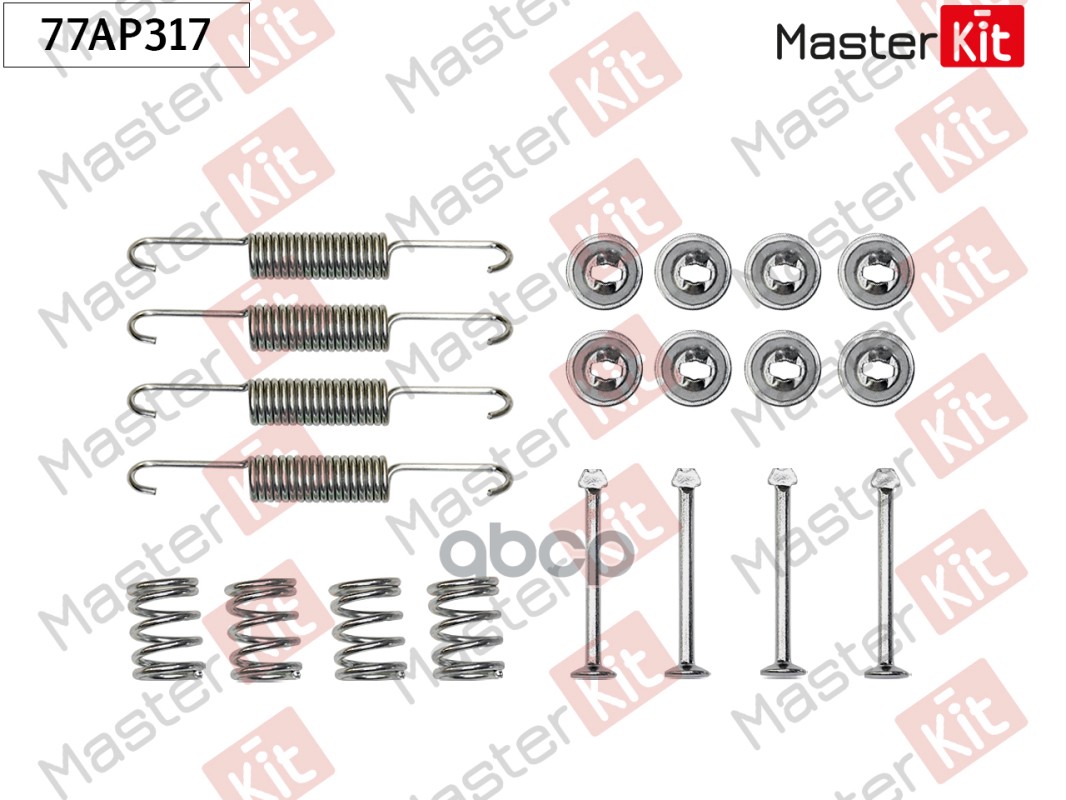 

Комплект Установочный Барабанных Колодок MASTERKIT 77ap317
