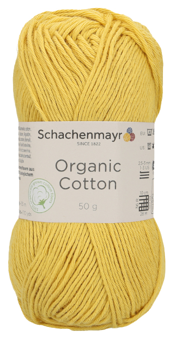 

Пряжа Schachenmayr 9807376 Organic Cotton Sustainable (00022, citrus), Organic Cotton