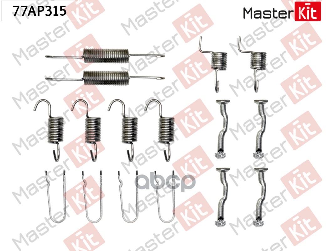 

Установочный комплект MASTERKIT для барабанных колодок 77ap315