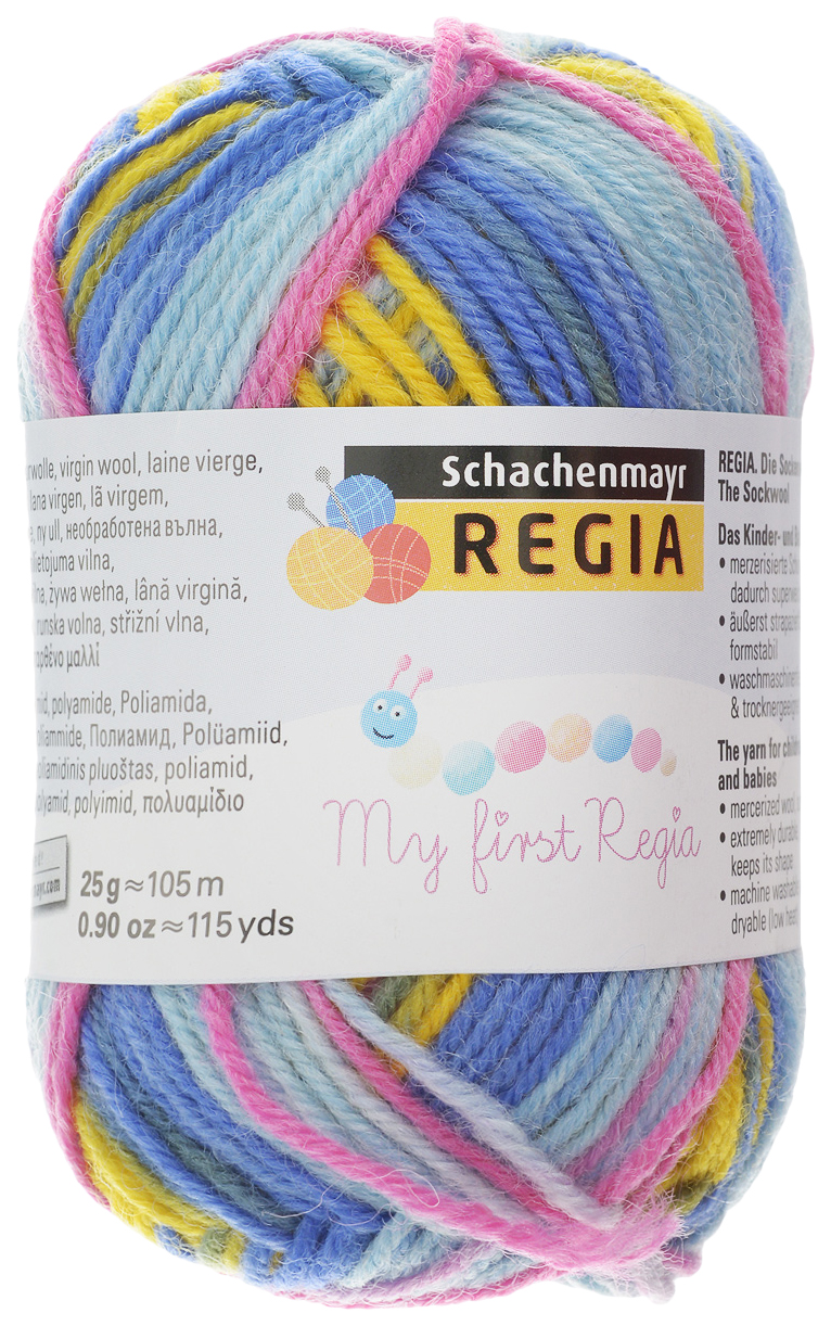 

Пряжа для вязания Regia 9801296 My first Regia (01891), My first Regia