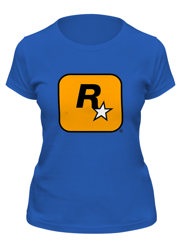 

Футболка женская Printio Rockstar games синяя 2XL, Синий, Rockstar games