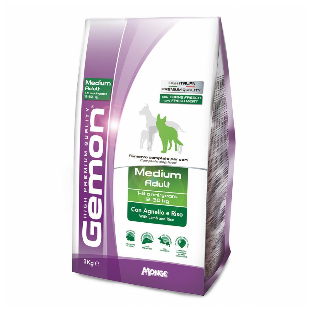 Gemon Dog Adult корм для щенков с курицей 400 г. Gemon Dog Maxi 24/12 для взрослых собак крупных пород с курицей. Корм для собак Gemon Dog PFB Maxi с ягненок/рис 24/12 / 20 кг. Джемон 20кг д/собак ягненок/рис премиум.