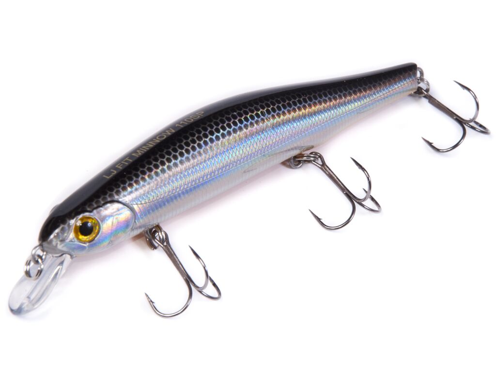 

Воблер суспендеры LJ Original FIT MINNOW SP 11.00/303, Черный;серебристый