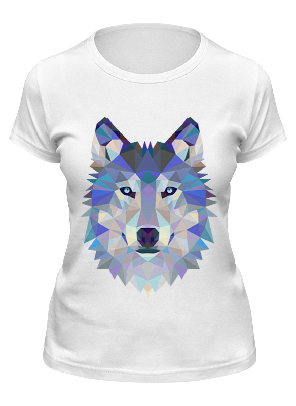 

Футболка женская Printio Wolf (волк) белая 2XL, Белый, Wolf (волк)