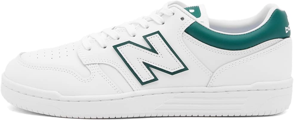 

Кеды унисекс New Balance 480 белые 5.5 US, Белый, 480