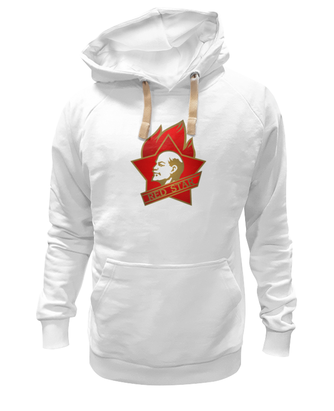 

Худи унисекс Printio Red star белое 2XL, Белый, Red star