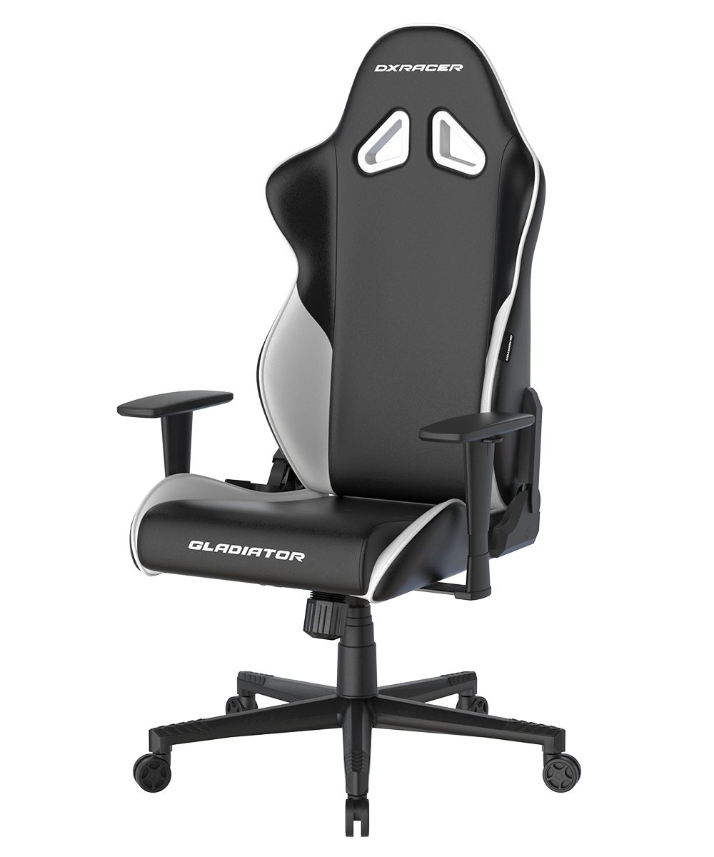 Игровое кресло DXRacer Gladiator Series OH/G2300/NW, черный/белый