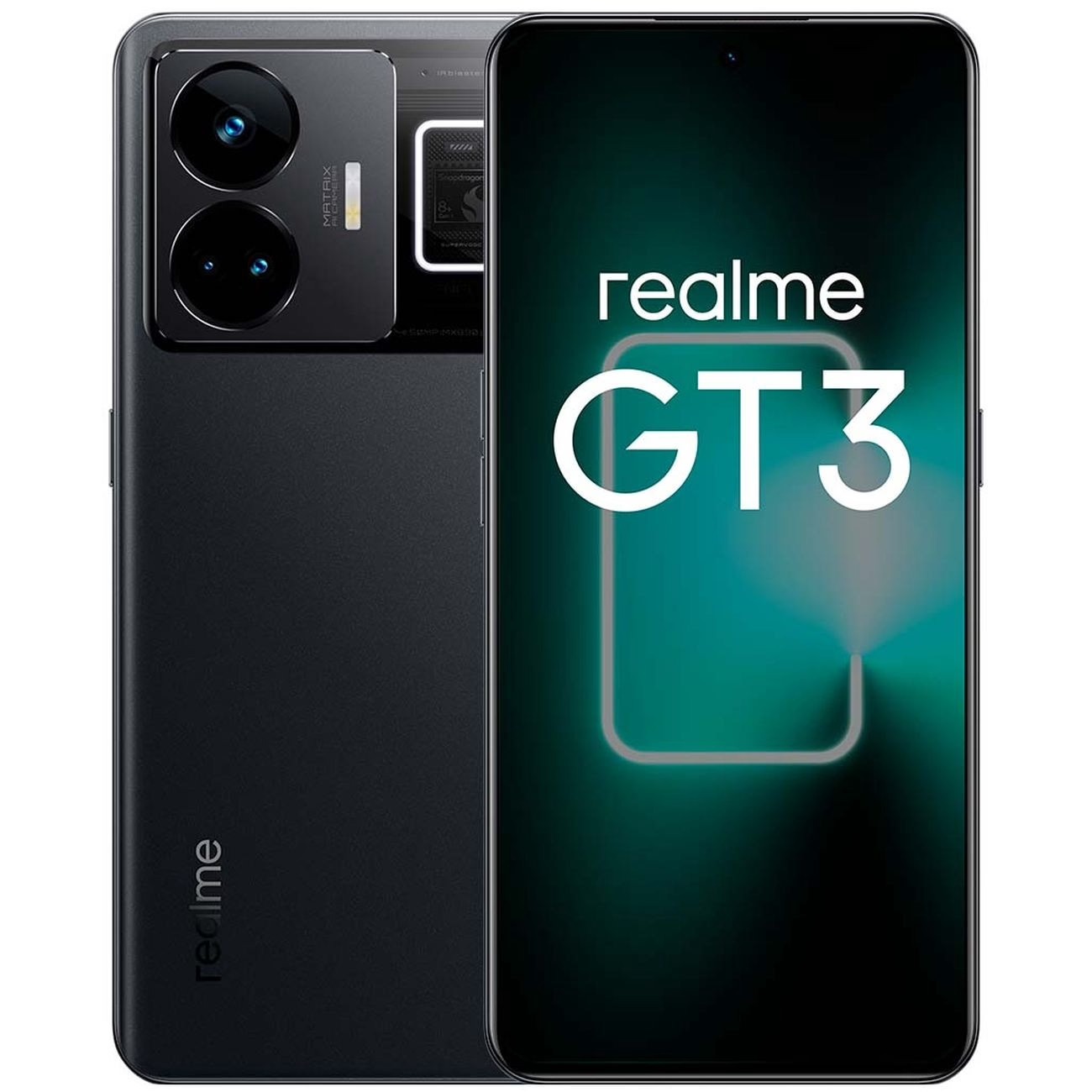 Смартфон Realme RMX3709 GT3 240W 16+1 Тб, чёрный