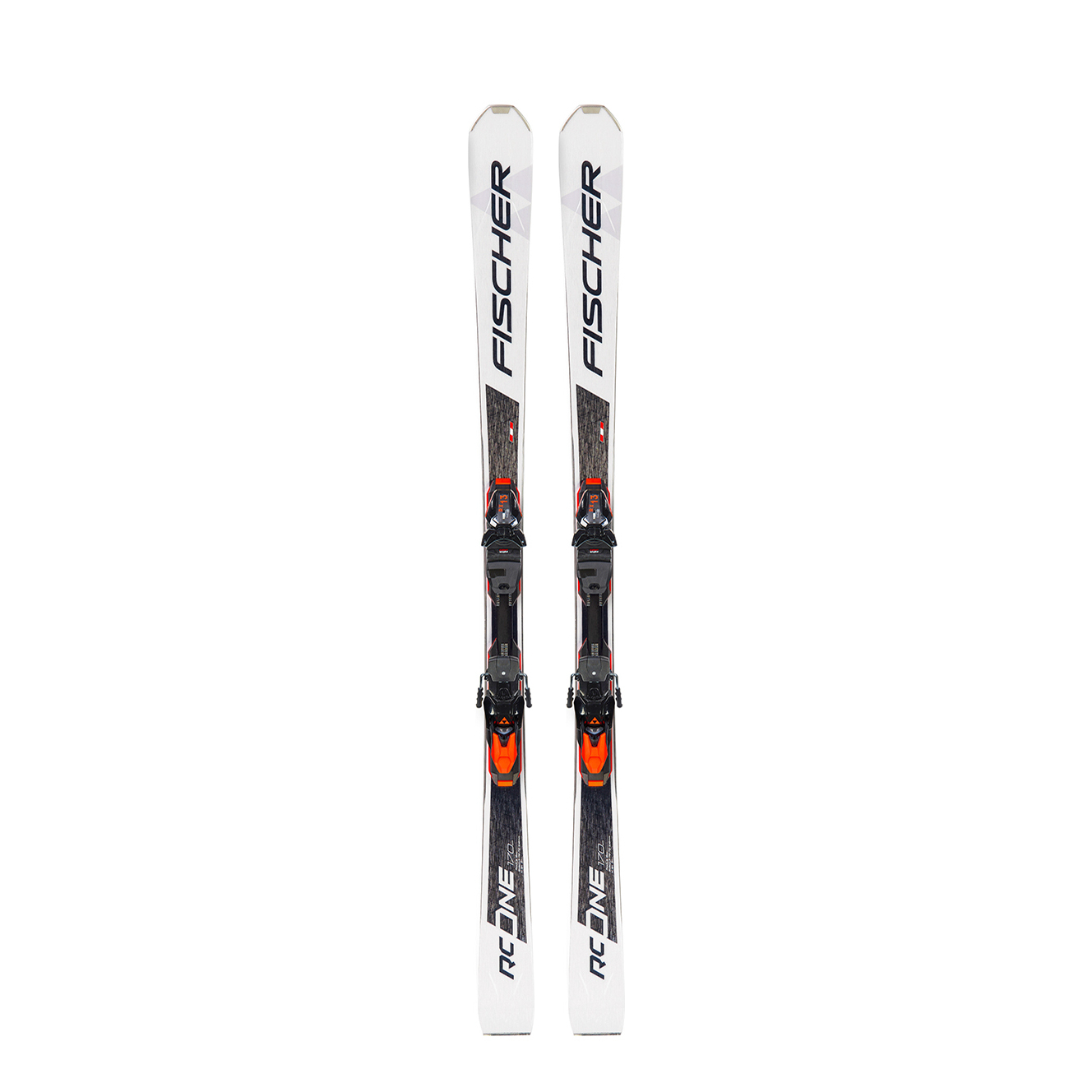 Горные лыжи Fischer Brilliant RC One Multiflex + RX 13 GW PR 21/22 177 черно-белые