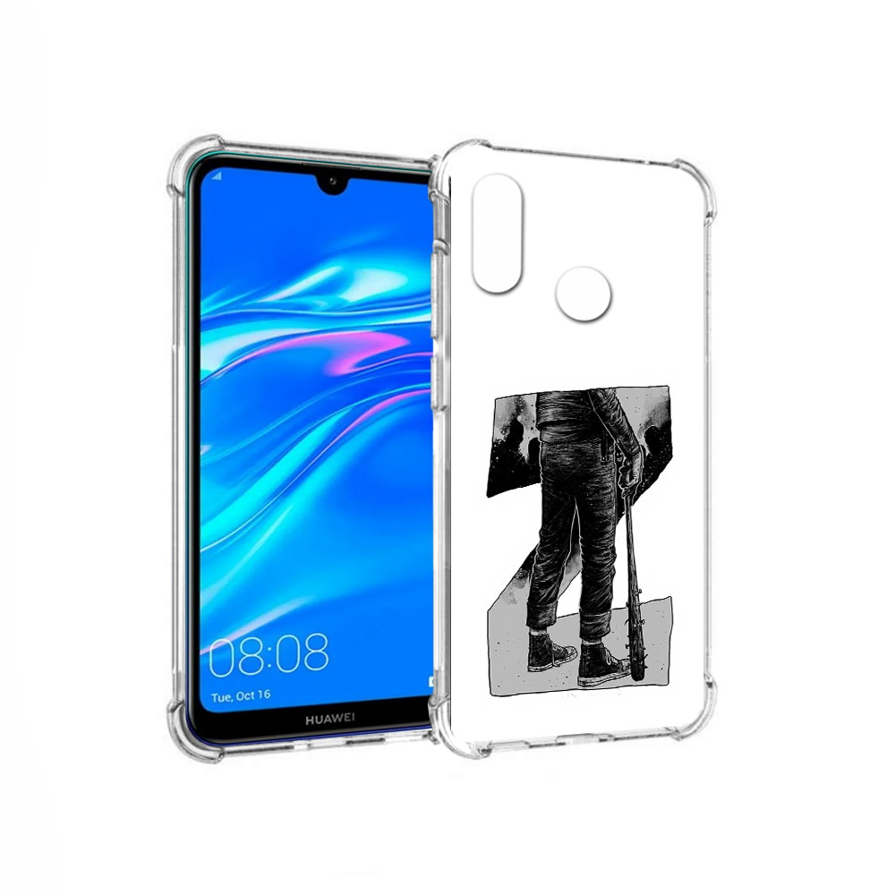 

Чехол MyPads Tocco для Huawei Y9 воин черно белый (PT227091.35.265), Tocco