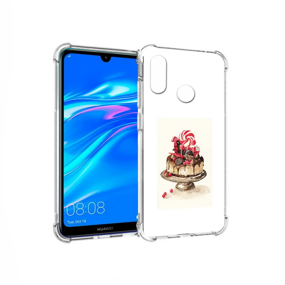 

Чехол MyPads Tocco для Huawei Y9 вкусный торт (PT227091.35.262), Прозрачный, Tocco