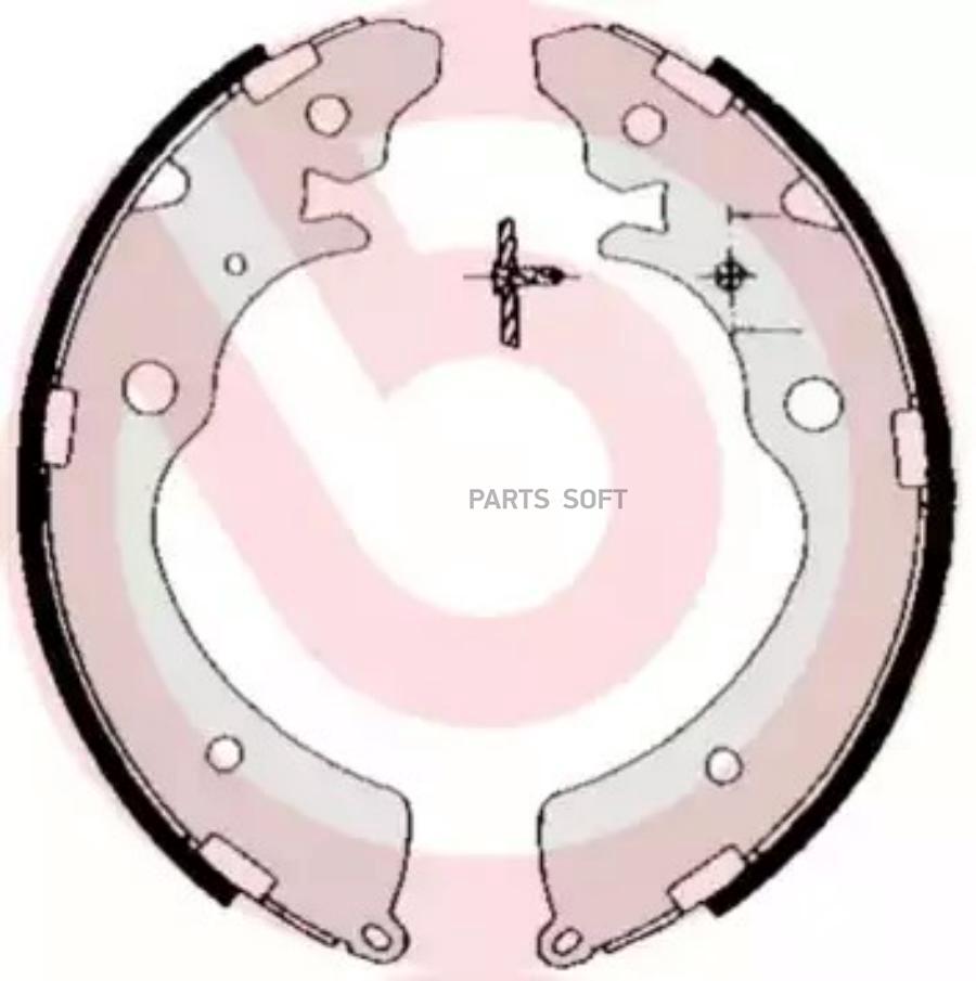 

Тормозные колодки brembo S28507