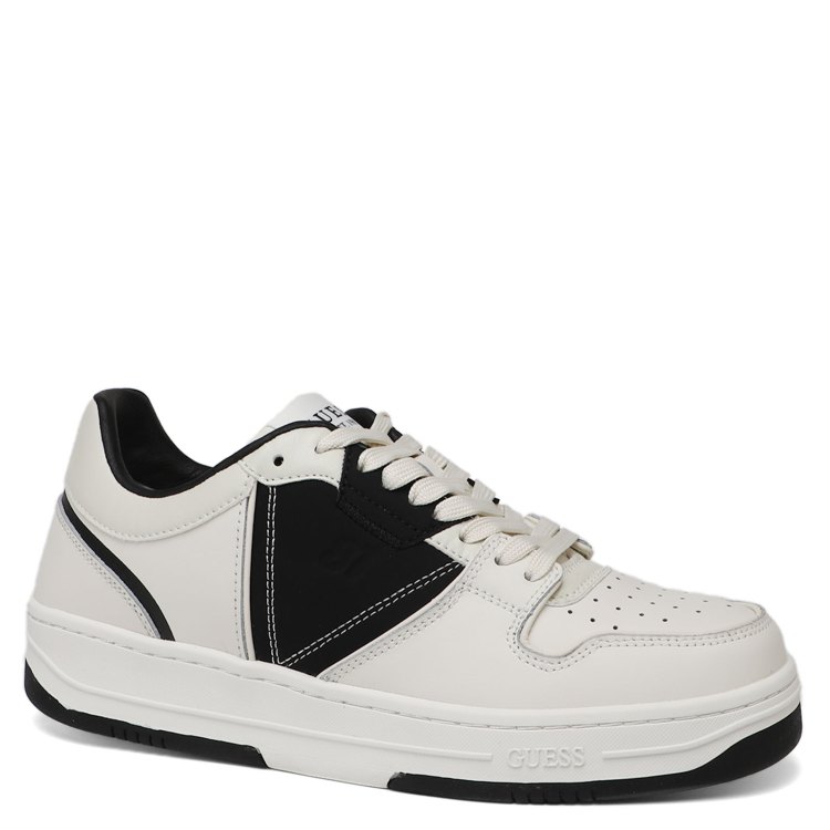 

Кеды мужские Guess FMPANCLEA12 белые 43 EU, Белый, FMPANCLEA12