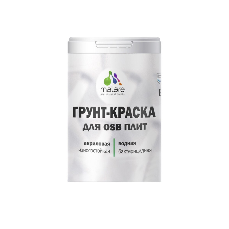 Краска Malare для OSB плит, для дерева, морская волна, 2 кг. салатник easy life drops морская волна 20 см