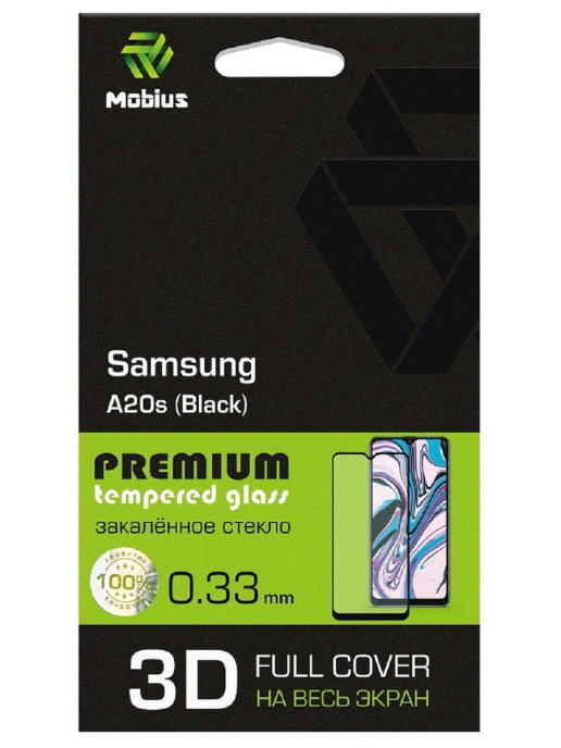

Защитное стекло MOBIUS для Galaxy A20s 3D Full Cover Black (4232-318), Galaxy A20s 3D Full Cover Black