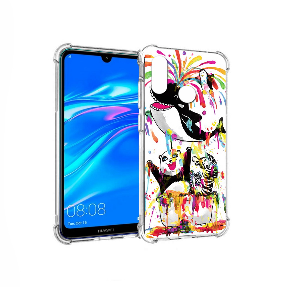 

Чехол MyPads Tocco для Huawei Y9 Хиппи кит (PT227091.35.191), Прозрачный, Tocco