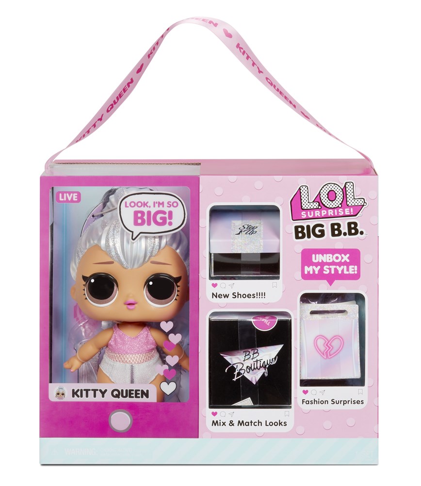 Куклы L.O.L. Surprise Big B.B.Doll- Kitty Queen