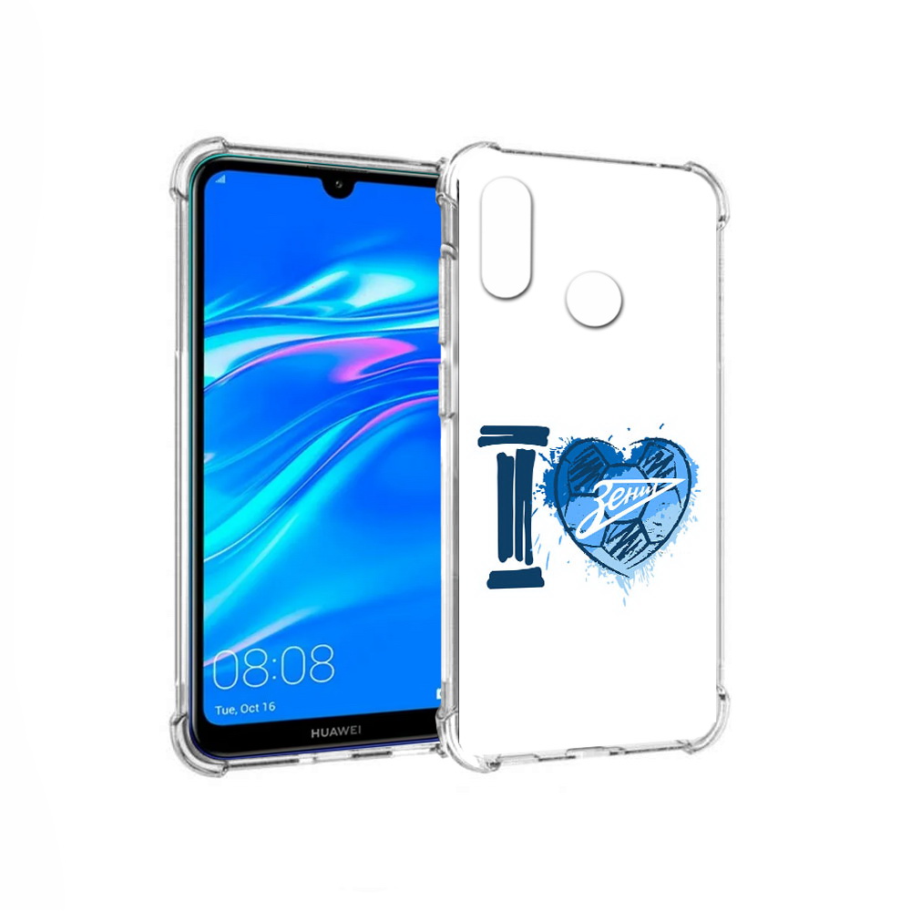 

Чехол MyPads Tocco для Huawei Y9 ФК я люблю зенит (PT227091.35.186), Прозрачный, Tocco