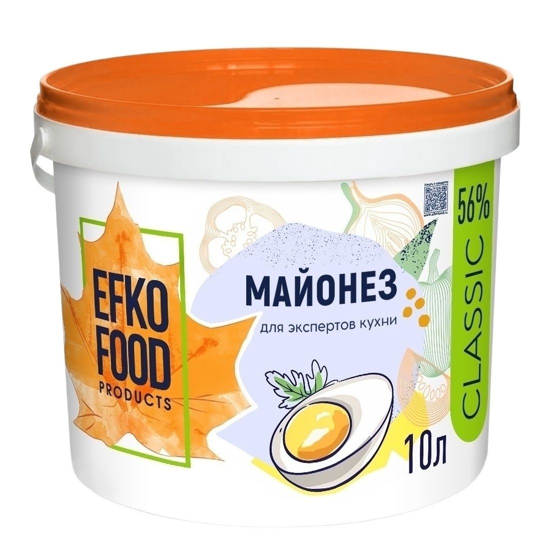 Майонез Efko Food Classic 56% 10 л