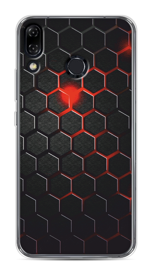 

Чехол Awog на Asus Zenfone 5 ZE620KL "Фон соты красные", Красный;черный, 43350-3