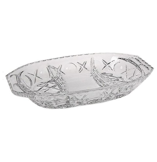 фото Менажница 21,5 см 3-х секционная crystal bohemia "trays" 104576