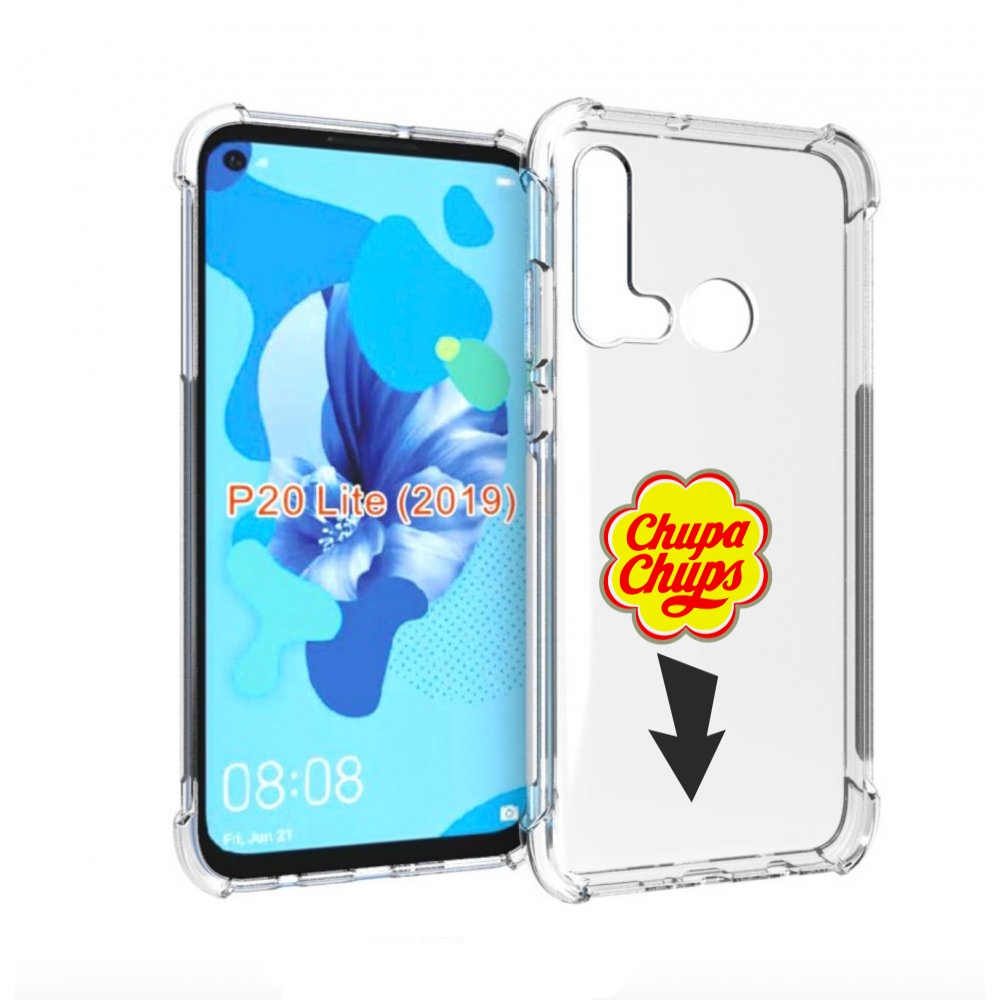 

Чехол бампер MyPads чупа чупс для Huawei P20 Lite (2019)., Прозрачный, Tocco