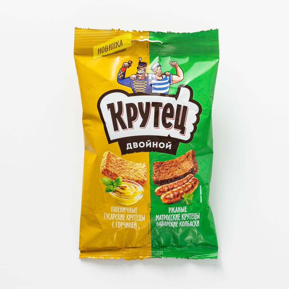 

Гренки Крутец двойной смесь со вкусом горчицы и баварских колбасок, 100 г
