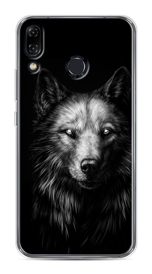 

Чехол Awog на Asus Zenfone 5 ZE620KL "Волк черно белый", Серый;бежевый;белый, 43350-1