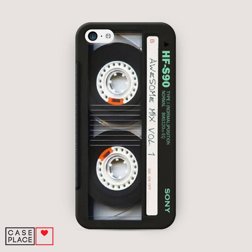 

Пластиковый чехол "Кассета" на Apple iPhone 5C, 10220-7