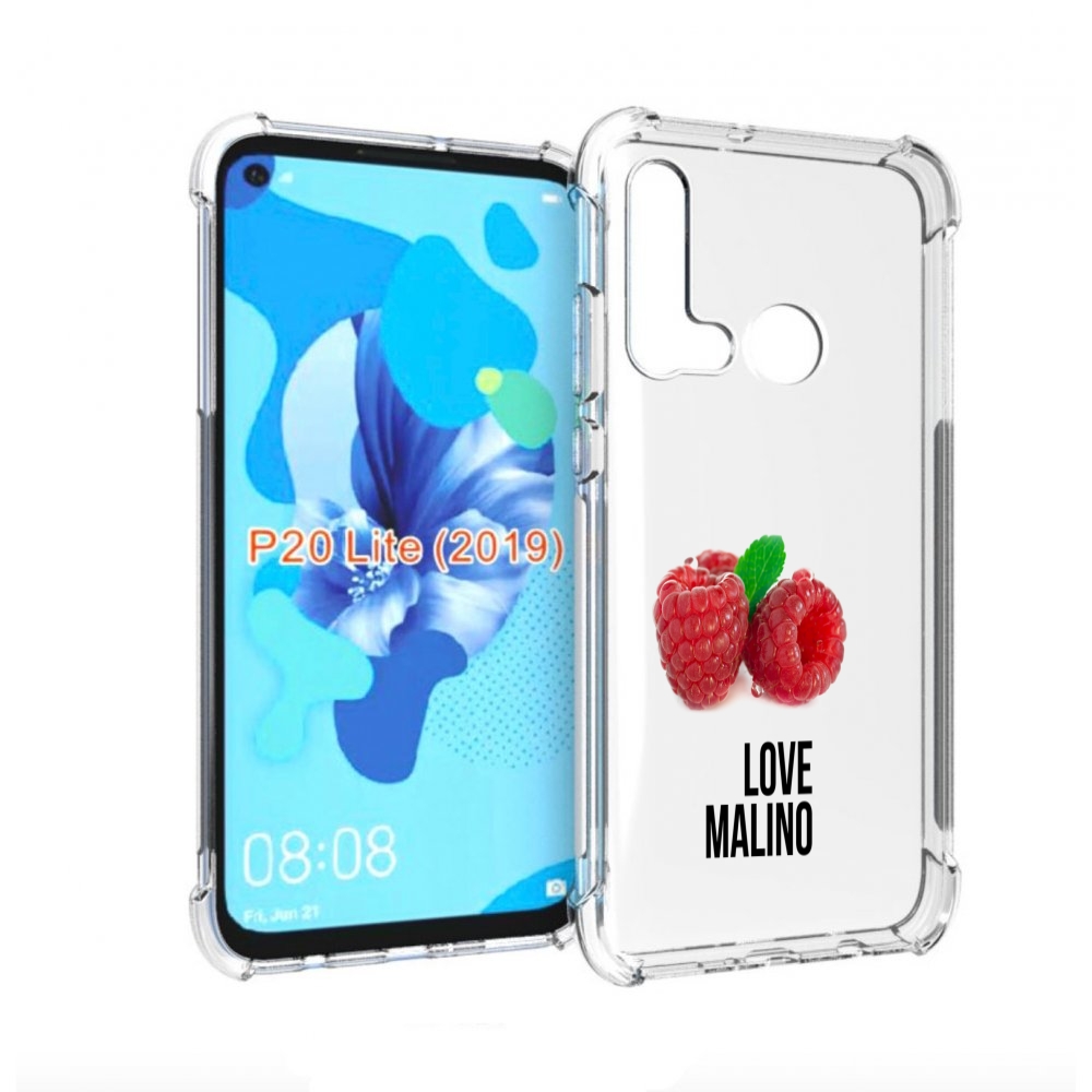 

Чехол бампер MyPads Бренд лове малино для Huawei P20 Lite (2019), Прозрачный, Tocco