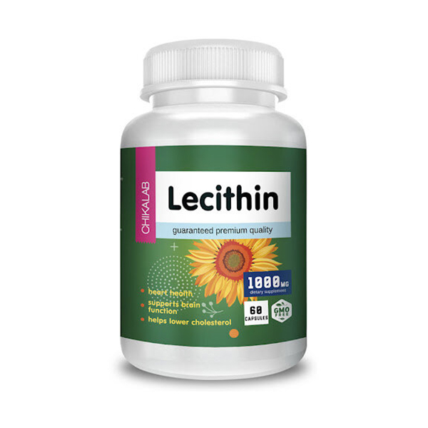 

Лецитин подсолнечный CHIKALAB Sunflower Lecithin капсулы 60 шт., Лецитин