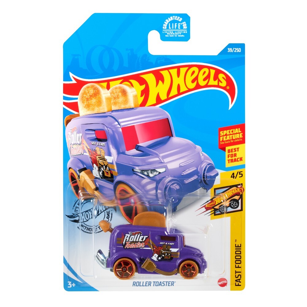 

Машинка Hot Wheels коллекционная ROLLER TOASTER фиолетовый GHF59, GHF59