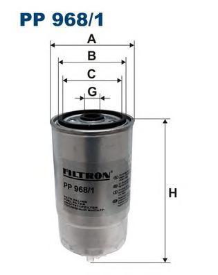 фото Фильтр топливный filtron pp9681