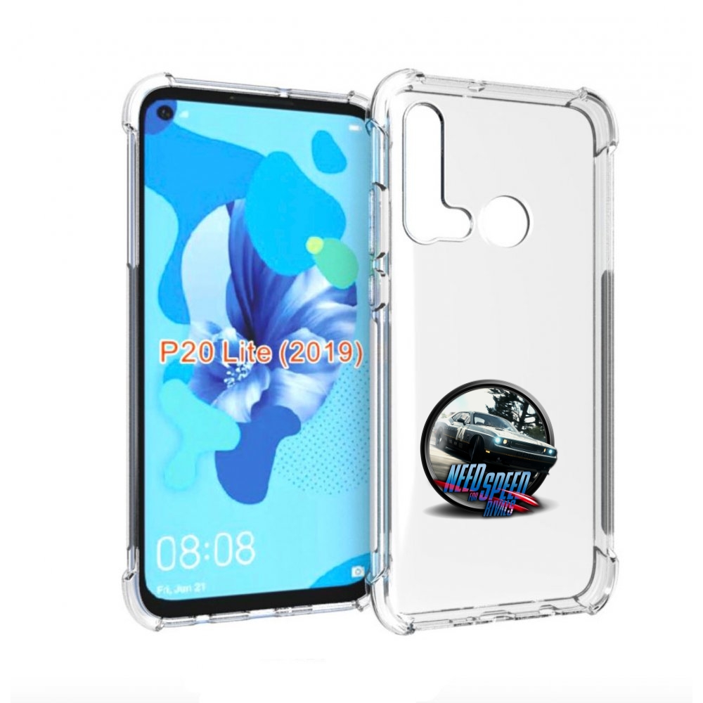 

Чехол бампер MyPads Гонки для Huawei P20 Lite (2019)., Прозрачный, Tocco