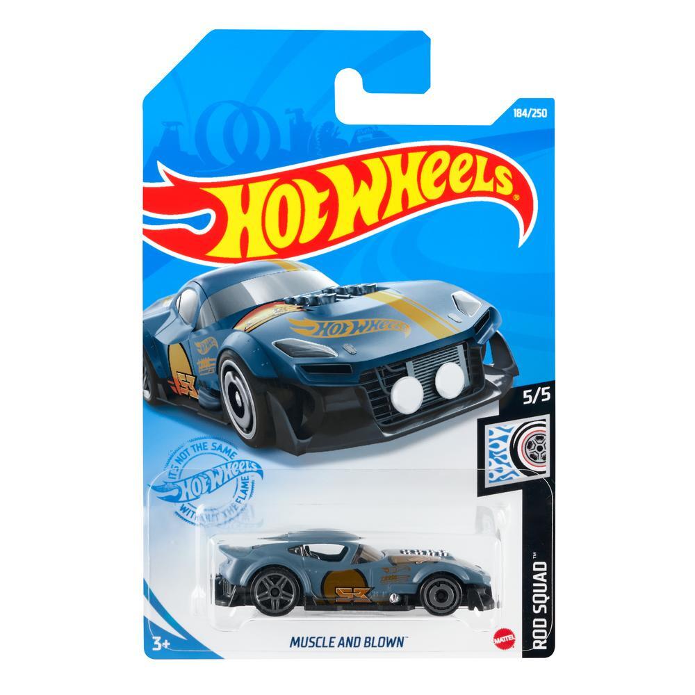 

Машинка Hot Wheels коллекционная MUSCLE AND BLOWN серый GRX50, GRX50