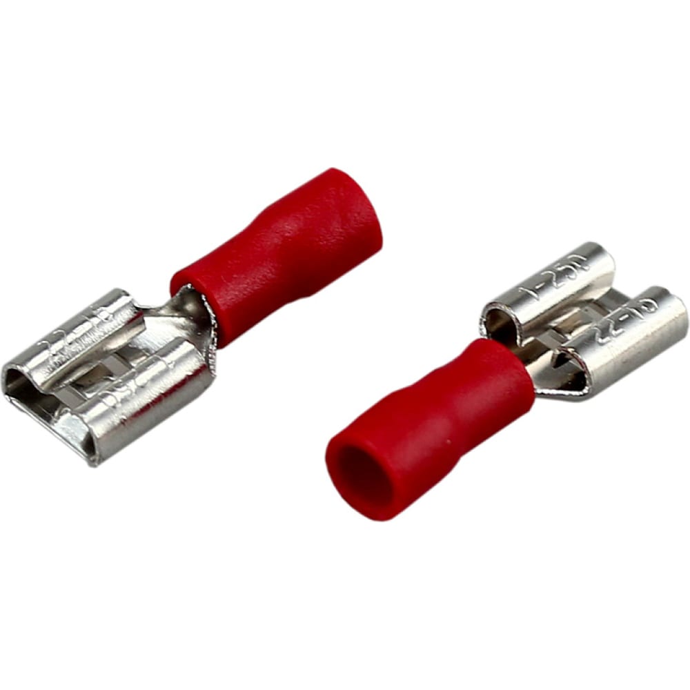 

Плоская изолированная клемма REXANT РПи-м 1,5-(6,3), Красный
