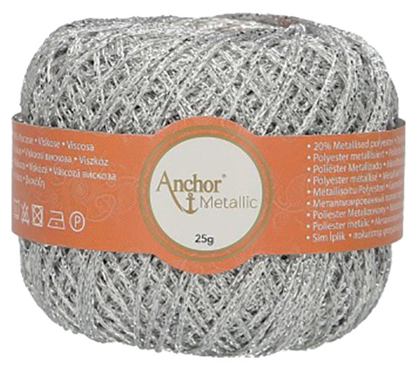 Пряжа для вязания Anchor 4574010 Artiste Metallic (00301)