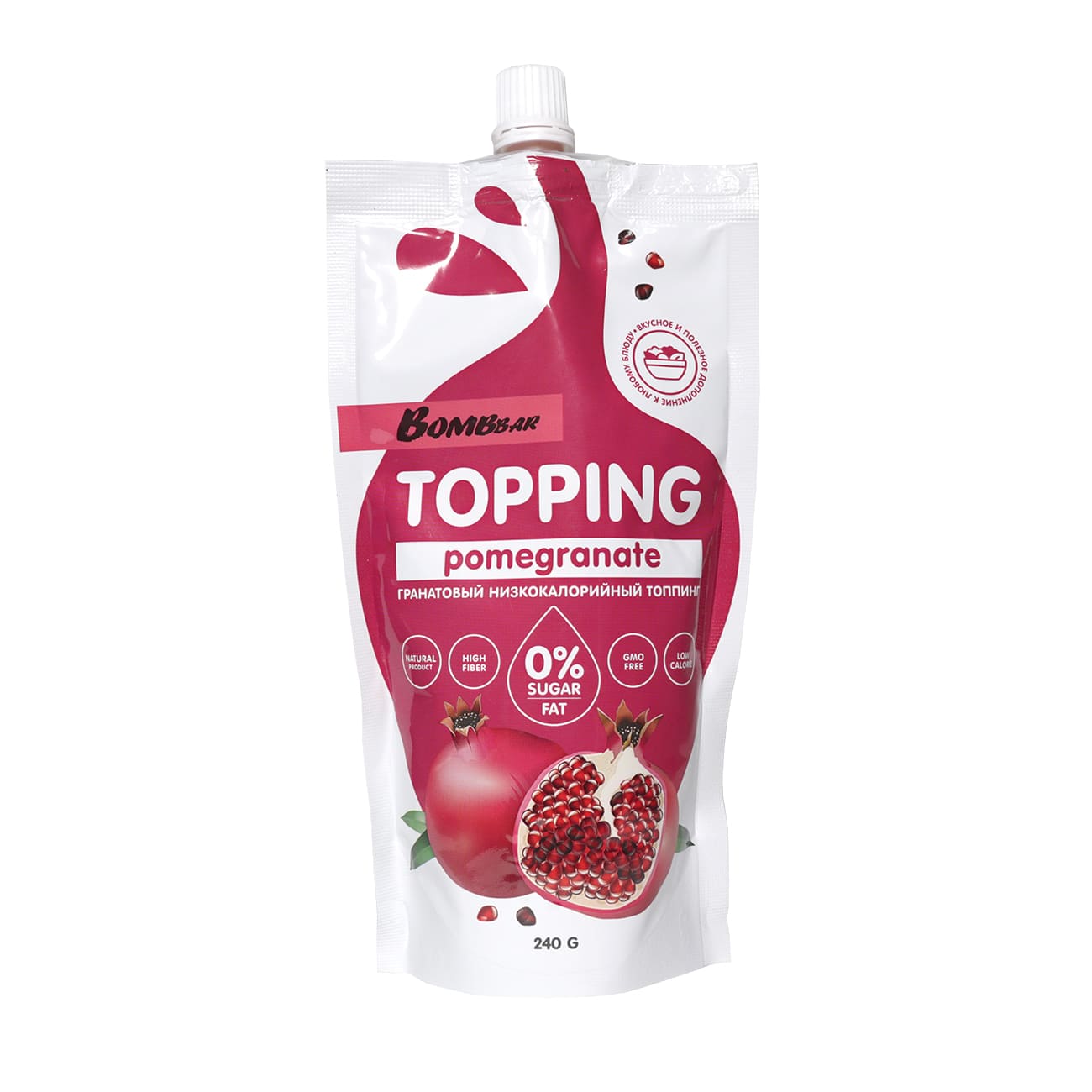 фото Соус bombbar topping 240 г pomegranate, 2 шт.