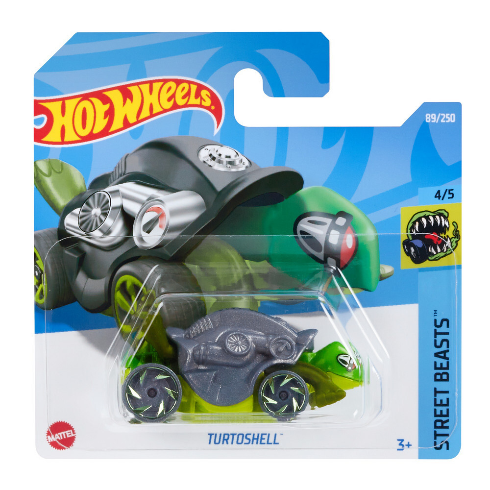 

Машинка Hot Wheels коллекционная TURTOSHELL серый/зеленый HCT59, HCT59