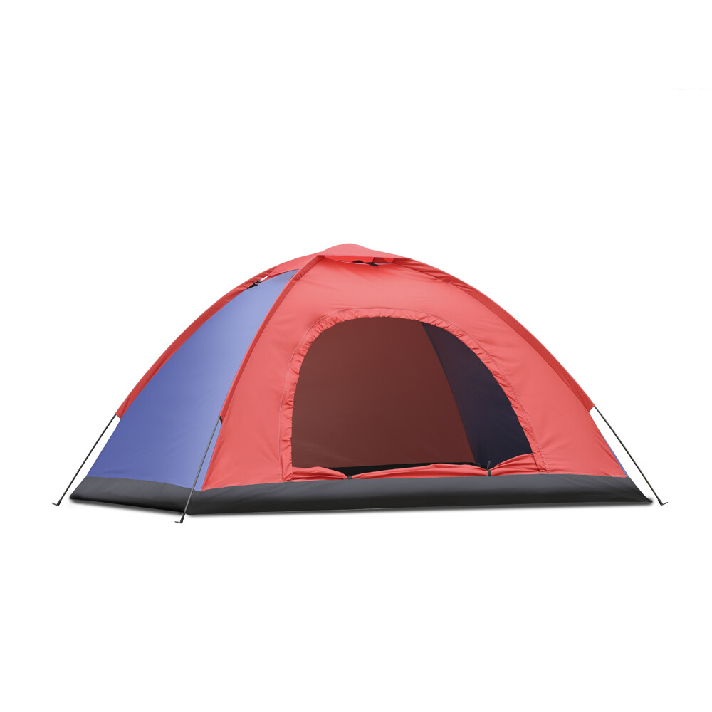 фото Палатка туристическая, elliprun, алтай-1, 2х-местная, 200x150x110 см, красный-синий