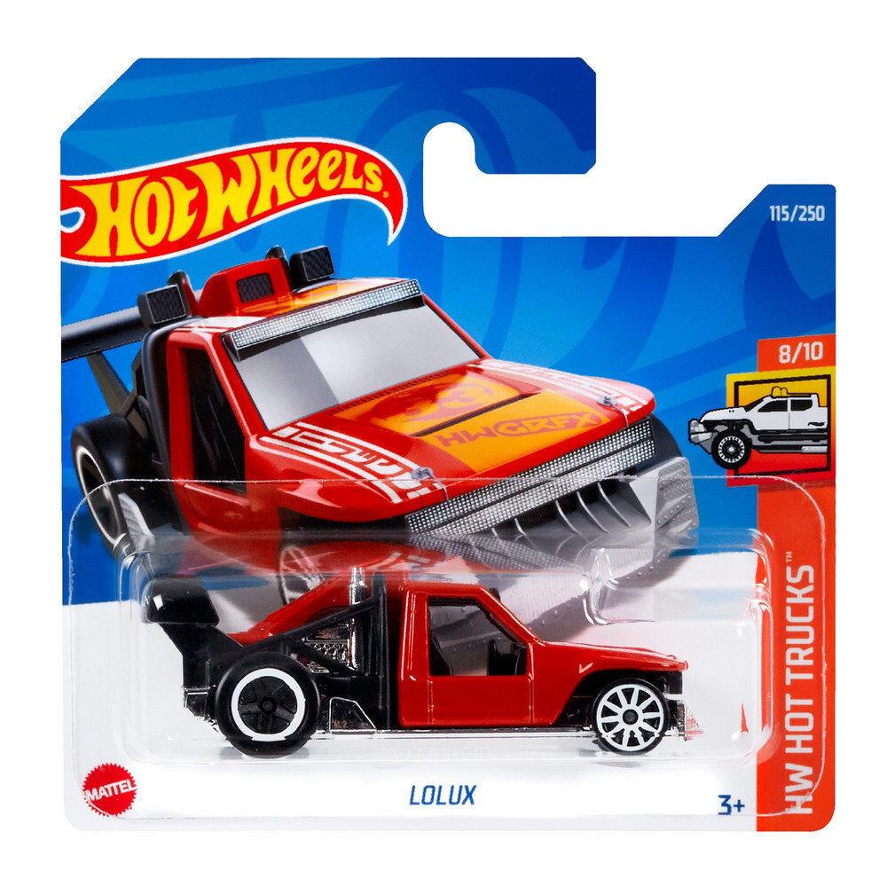 Машинка Hot Wheels коллекционная LOLUX красный/черный HCT33