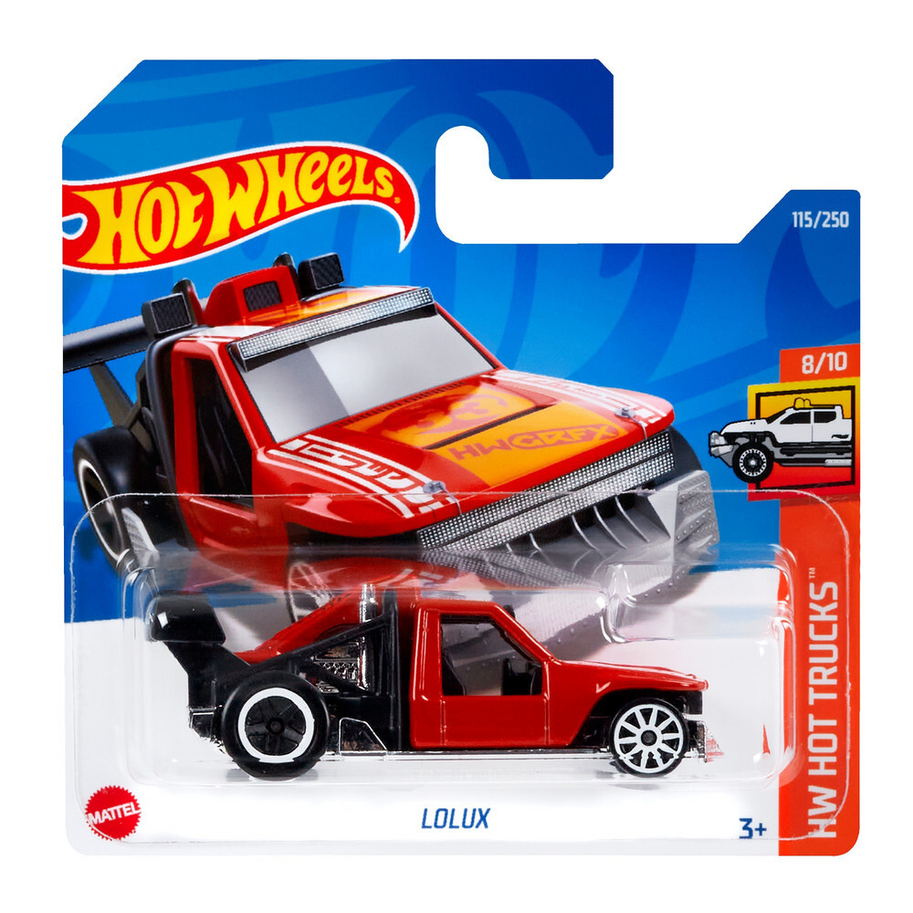 Машинка Hot Wheels коллекционная LOLUX красный/черный HCT33 машинка hot wheels легковая машина dtn69 marvel ettorium красный dtn69