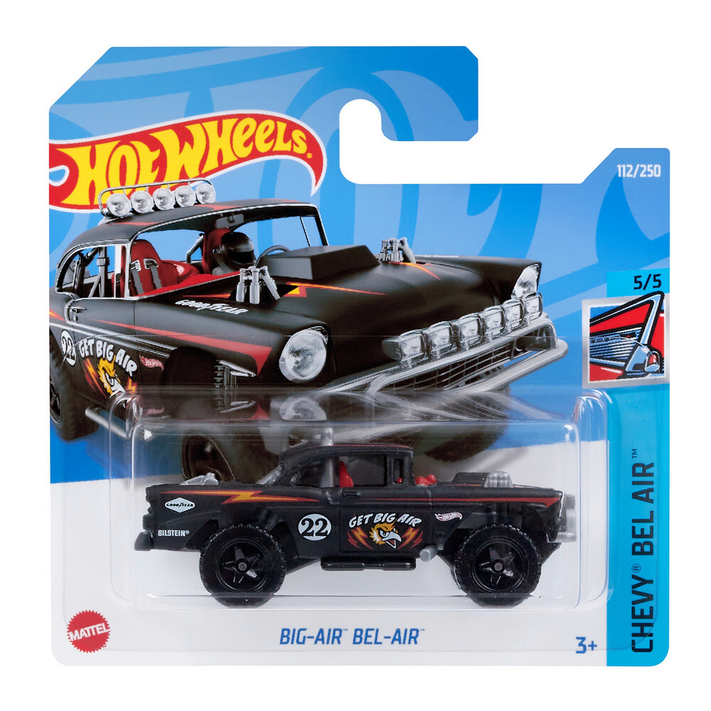 

Машинка Hot Wheels коллекционная BIG-AIR BEL-AIR черный/красный HCV14, HCV14
