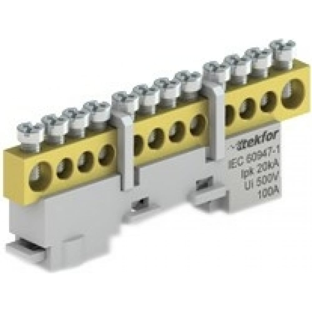 

Неизолированная нулевая шина TEKFOR KSN-7-6x9-06