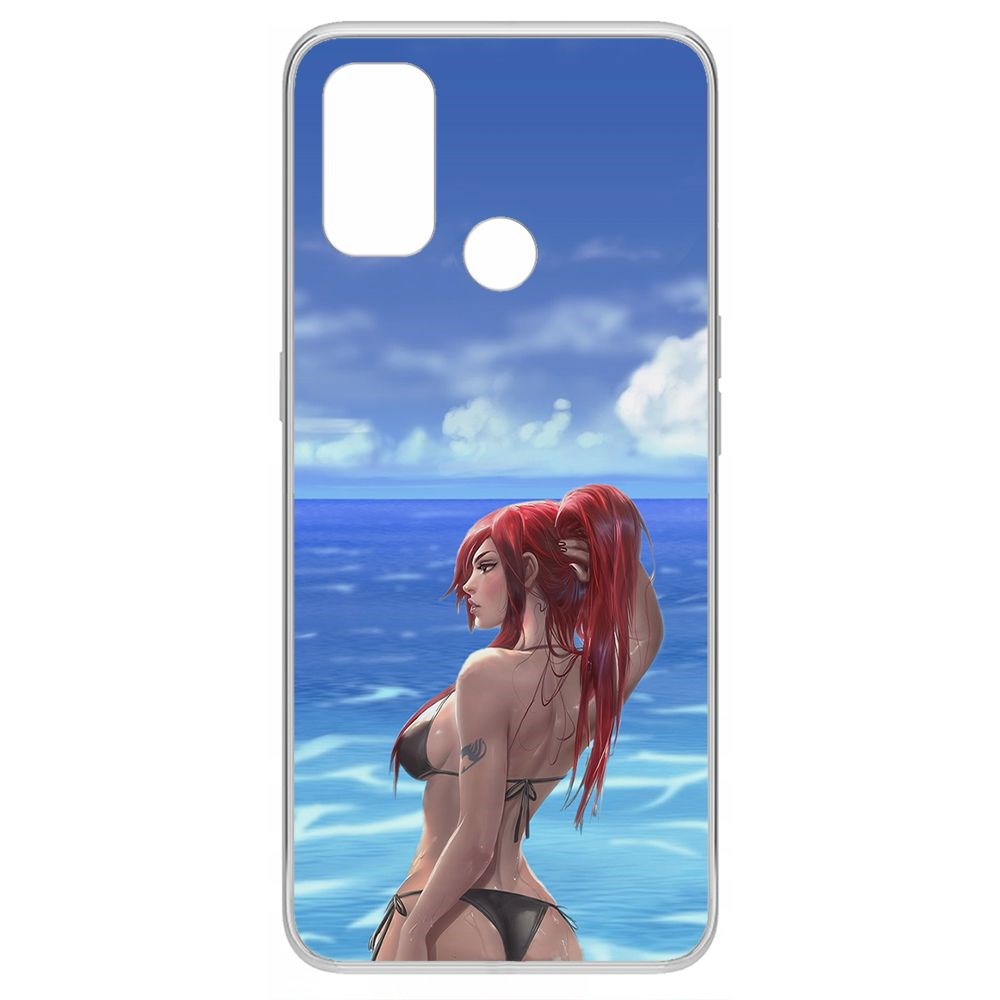 Чехол-накладка Krutoff Clear Case Купальник женский для Oppo A53 (2020)