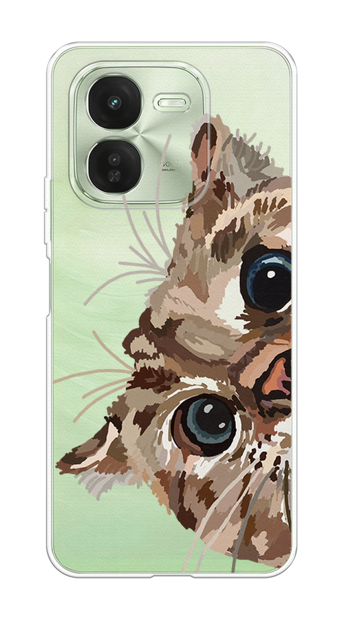 

Чехол на Vivo iQOO Z9X Любопытный кот, Коричневый;синий;черный, 2612250-1