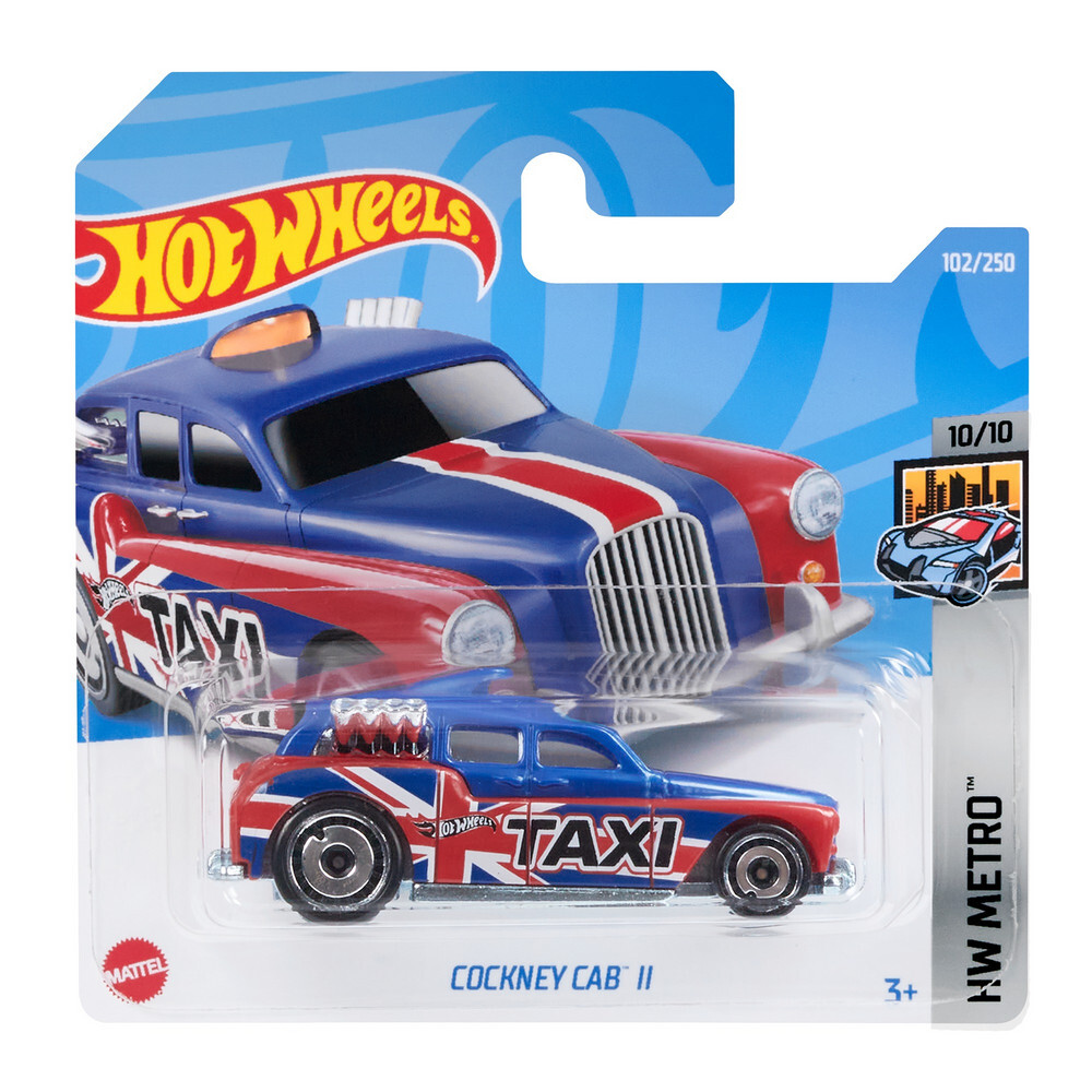 Машинка Hot Wheels коллекционная COCKNEY CAB II синий/красный HCW55