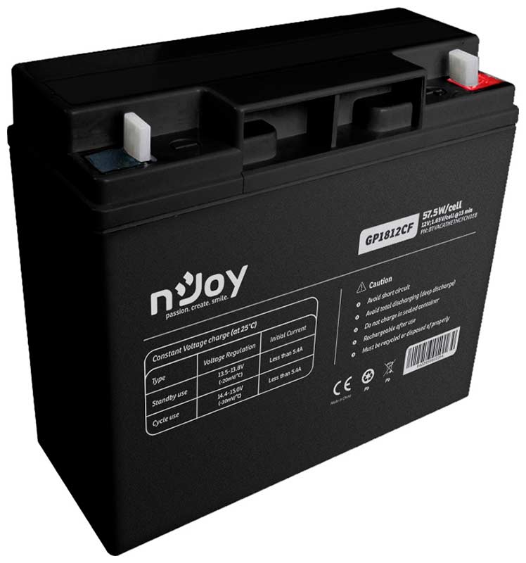 фото Аккумулятор njoy gp1812cf black