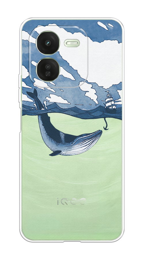 

Чехол на Vivo iQOO Z9X Большой кит, Синий, 2612250-1